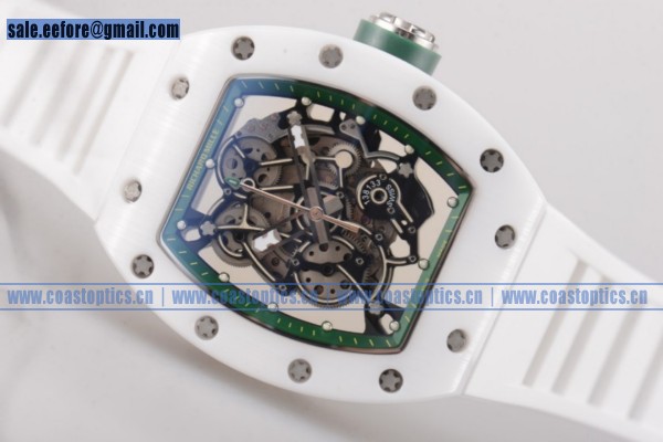 Perfect Replica Richard Mille RM 055 Watch Ceramic Green